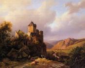 Resting on the Way to Pasture - 巴伦德·科内利斯·库库克